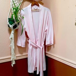 Cozy pink bath robe